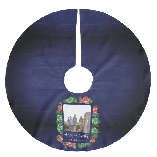 Rustic Woodland Whimsical Mushrooms Christmas Kerstboom Rok (Voorkant)