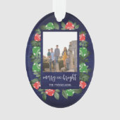 Rustic Woodland Whimsical Mushrooms Christmas Ornament (voorkant)