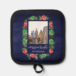 Rustic Woodland Whimsical Mushrooms Christmas Pannenlap