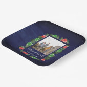 Rustic Woodland Whimsical Mushrooms Christmas Papieren Bordje (Gebogen)