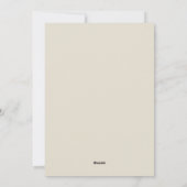 Rustic Woodland Winter Christmas Feestdagenkaart (Achterkant)