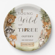 Rustic Woodland Young Wild en Drie 3de Verjaardag