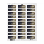 Rustic Woods Betoverd Bos & Lichtjes Bruiloft Etiket (Full Sheet)