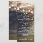 Rustic Woods Betoverd Bos & Lichtmenu Menu (Voorkant / Achterkant)