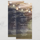 Rustic Woods Betoverd Bos & Lichtprogramma Programmakaart (Voorkant / Achterkant)