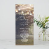 Rustic Woods Betoverde Bos & Lichtprogramma Programmakaart (Staand voorkant)