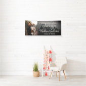 Rustic Woodsy Afstuderen Foto Spandoek (Insitu)