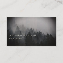 Rustic Woodsy Afstuderen Invoegen naamkaarten