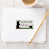 Rustic Woodsy Beren Return Address Labels (Insitu)
