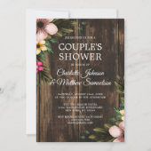 Rustic Woodsy Elegant   CountryParty Invitation Kaart (Voorkant)