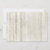 Rustic Woodsy Houseplant We hebben foto verplaatst Aankondiging (Achterkant)