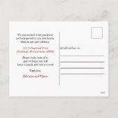 Rustic Woodsy Merry Kerstmis - New Home Photo Ann Feestdagenkaart (Achterkant)