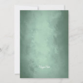 Rustic Wreath Forest Lights Kerstfeest Kaart (Achterkant)