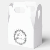 Rustic Wreath Geef Bedankt Thanksgiving Bedankdoosjes (Geopend)