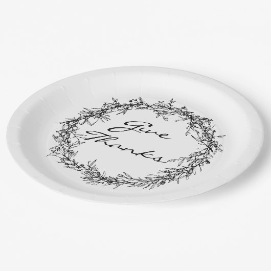 Rustic Wreath Geef Bedankt Thanksgiving Bord (Gekanteld)