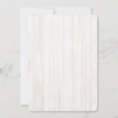 Rustic Wreath Housewarming Invitation Kaart (Achterkant)