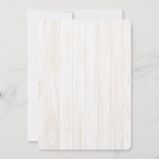 Rustic Wreath Housewarming Invitation Kaart (Achterkant)