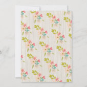 Rustic Wreath Unicorn Verjaardagsfeestje Uitnodigi Kaart (Achterkant)