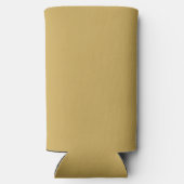 Rustic Wreath Wedding Monogram | Mosterd Seltzer Blikjeskoeler (Achterkant)