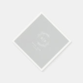 Rustic Wreath Wedding repetitie verlovingsfeest Servet (Hoek)