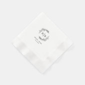 Rustic Wreath Wedding repetitie verlovingsfeest Servet (Hoek)