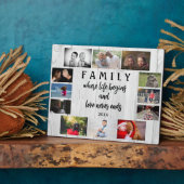 Rustic Yarly Family Gezegde Keepomwille Photo Coll Fotoplaat (Zijkant)