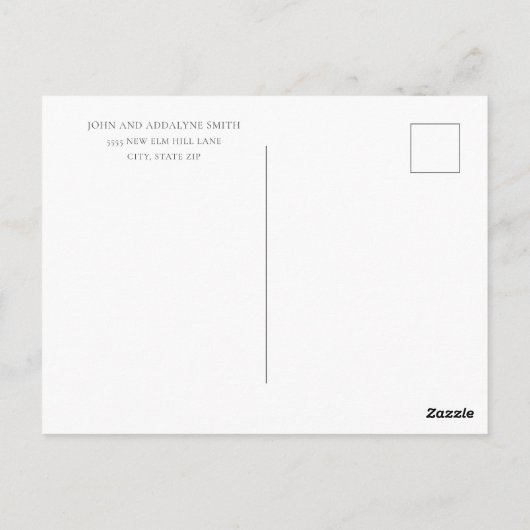 Rustic Yellow Brown Sunflower Adres Briefkaart (Achterkant)