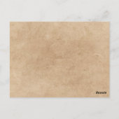 Rustic Yellow Burgundy Floral Wedding Thank You Briefkaart (Achterkant)