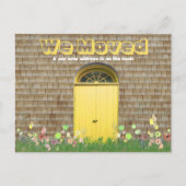 Rustic Yellow Doors Flowers We hebben de aankondig Briefkaart (Voorkant)