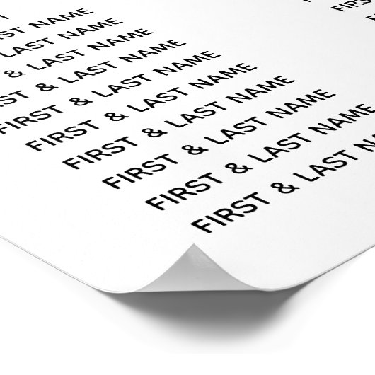 Rustic Yellow Lemon Greenery Wedding Seating Chart Poster (Hoek)