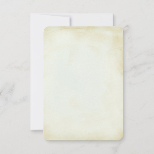 Rustic Yellow Lemons Floral Wedding RSVP (Achterkant)