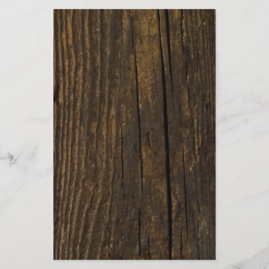 Rustic Yellow Sunflower en Barn Wood Wedding (Achterkant)