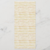 Rustic Yellow Sunflower Pumpkin Floral Wedding Menu (Achterkant)