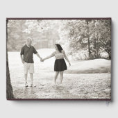 Rustic Yellow Sunflower Wedding Gastenboek (Achterkant)