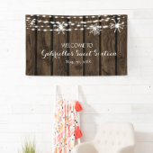 Rustic yet Droy Winter Sweet Sixteen Banner (Insitu)
