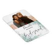 Rustic zal je mijn bruidsmeisje zijn magneet (Rechterzijde)