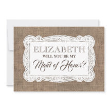 Rustic Zal jij mijn dienstmeisje zijn? | Bridesmai