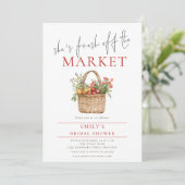 Rustic Ze is net van de markt Bruidsdouche Kaart (Staand voorkant)