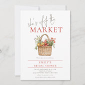 Rustic Ze is van de Markt QR Code Bruiloft Kaart (Voorkant)