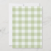 Rustic Ze Vond Haar Perfecte Matcha Bruidsuitnodig Kaart (Achterkant)