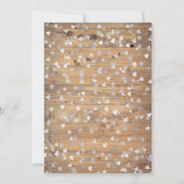 Rustic Zilveren Hart Kalender Bewaar de Datum Save The Date (Achterkant)
