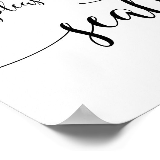 Rustic Zoek je bruiloft-zitplaats Poster (Hoek)