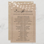 Rustic zou liever vrijgezellenfeest spelen (Voorkant / Achterkant)