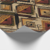 Rustic Zuidwestelijke Streeppatroon (1) Cadeaupapier (Hoek)