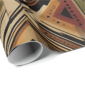 Rustic Zuidwestelijke Streeppatroon (1) Cadeaupapier (Rol Hoek)