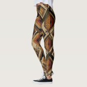 Rustic Zuidwestelijke Streeppatroon (1) Leggings (Links)