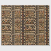 Rustic Zuidwestelijke Streeppatroon (2) Cadeaupapier (Vlak)
