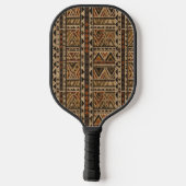 Rustic Zuidwestelijke Streeppatroon (2) Pickleball Paddle (Achterkant)