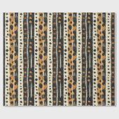 Rustic Zuidwestelijke Streeppatroon (3) Cadeaupapier (Vlak)