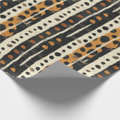 Rustic Zuidwestelijke Streeppatroon (3) Cadeaupapier (Hoek)